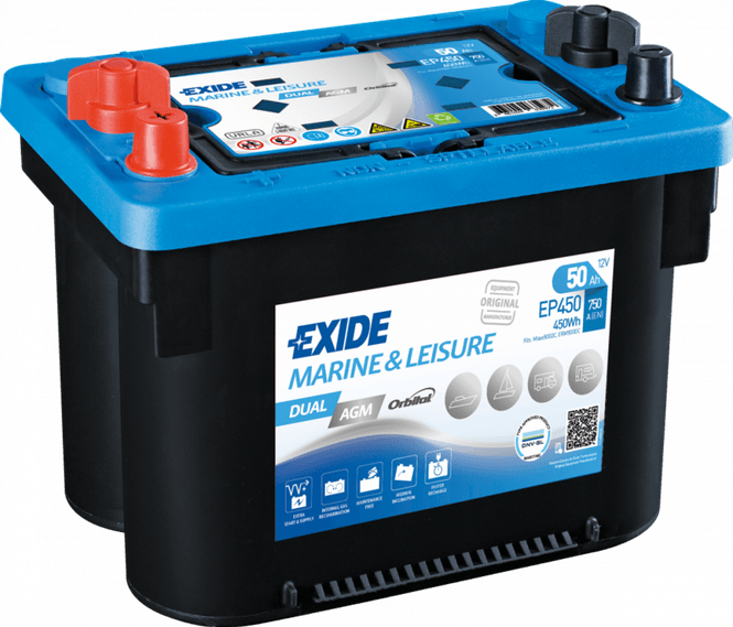 Hovedbilde EP450 EXIDE DUAL AGM START OG FORBRUKSBATTERI