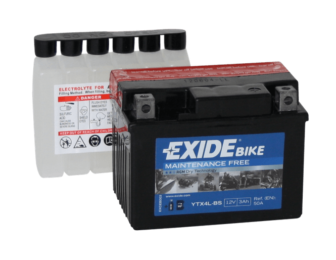 Hovedbilde 4590 EXIDE MC ETX4L-BS 12V 3AH