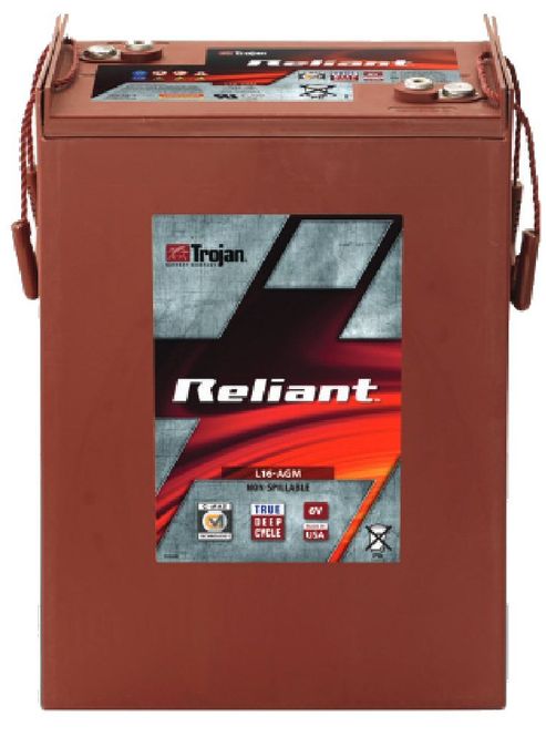 Hovedbilde TROJAN AGM Deep Cycle Traksjonsbatteri 6V 370AH (296x176x417mm) 