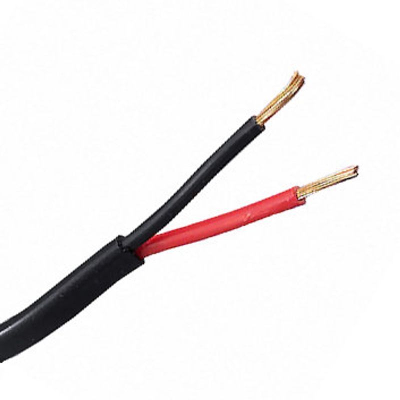 KABEL 2x1,5mm2 rød / sort - Dobbelisolert