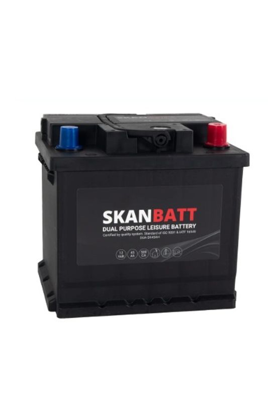 SKANBATT Dual Purpose 12V 45AH 500CA (207x175x190mm) +R