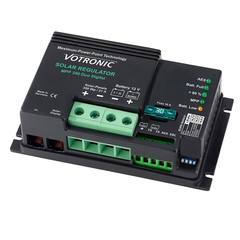 VOTRONIC MPP350 Duo Rig Solcelleregulator 25,5A - 2 kanaler - MP