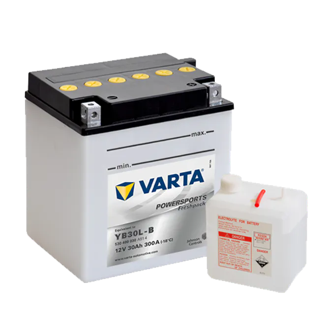 Hovedbilde VARTA MC Batteri 12V 30AH 300CCA (168x132x176mm) +høyre
