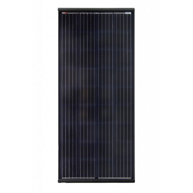 Hovedbilde SKANBATT 200W panel med 7M kabel og fastmonterte plastspoiler