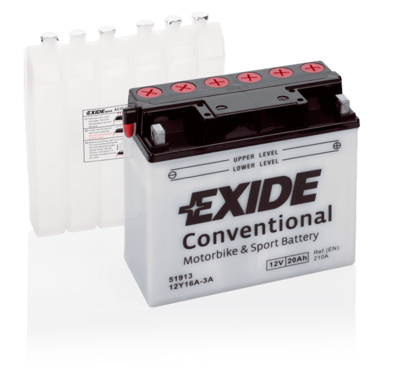 4997 EXIDE MC 12Y16A-3A 12V 20AH