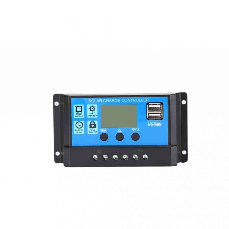 Solcelleregulator 12/24V 20A PWM
