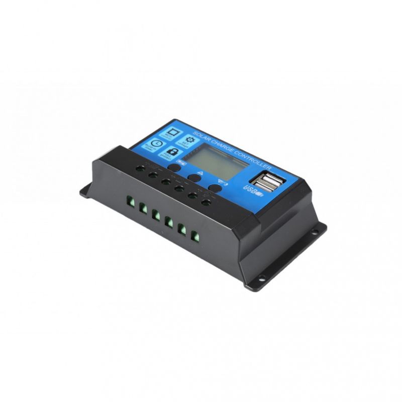 Solcelleregulator 12/24V 20A PWM