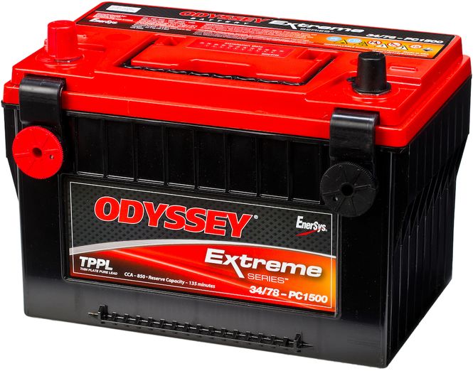 Hovedbilde ODYSSEY AGM Batteri 12V 68AH 825CCA (276x176x199mm) +venstre