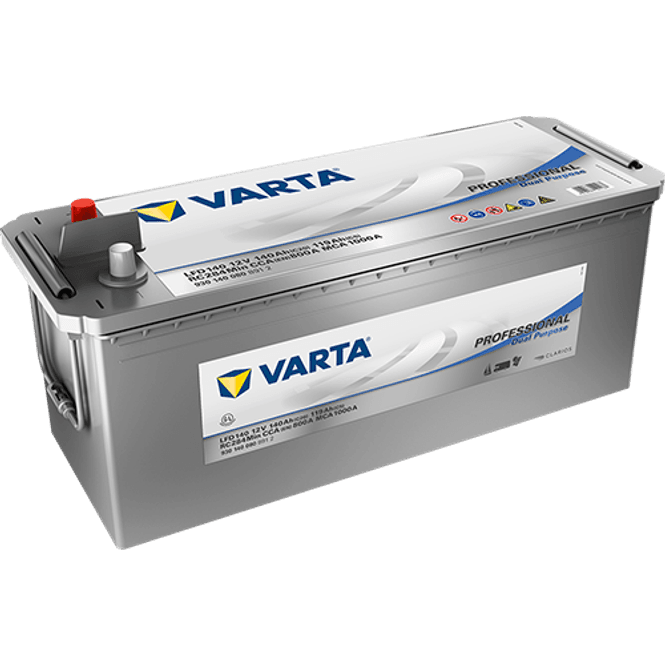 Hovedbilde VARTA Fritidsbatteri 12V 140AH 800CCA  +venstre LFD140