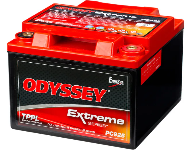 Hovedbilde PC925 ODYSSEY AGM Batteri 12V 28AH 330CCA (169x179x128mm) +høyre