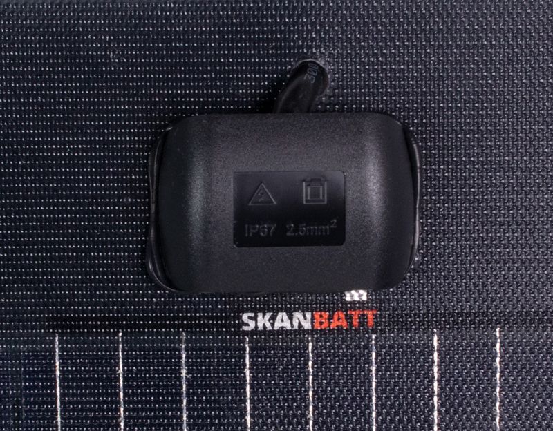 SKANBATT Fleksibelt Solcellepanel 55W - ETFE - 540x680x3mm