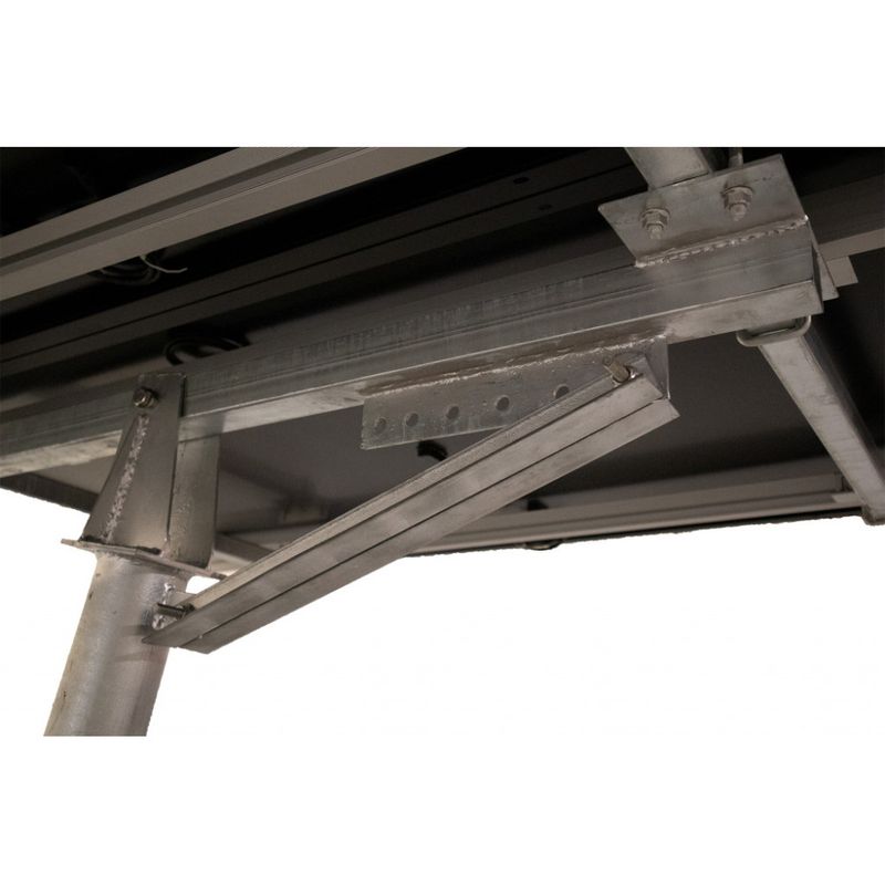 Bakkestativ til solcelle 2x410W SKANBATT/CSUN