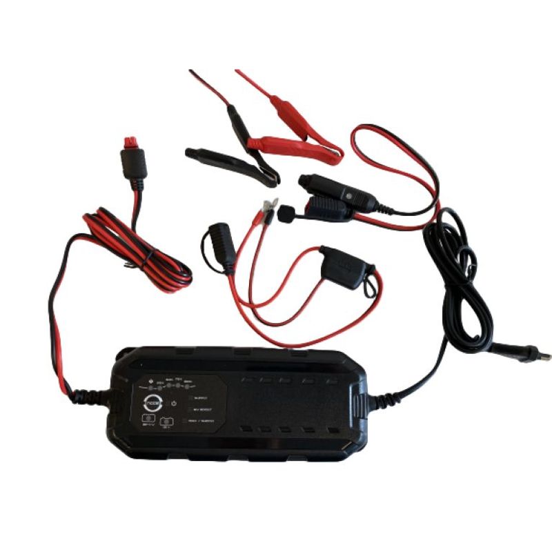 LEMANIA Batterilader 12/24V 7A Elektronisk