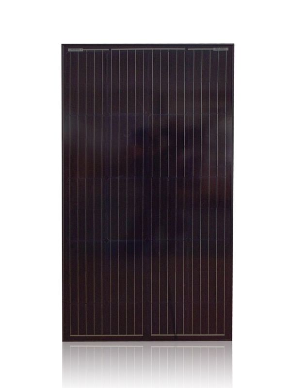 SKANBATT Solcellepanel Mono 130W Sort - 885x765x30mm