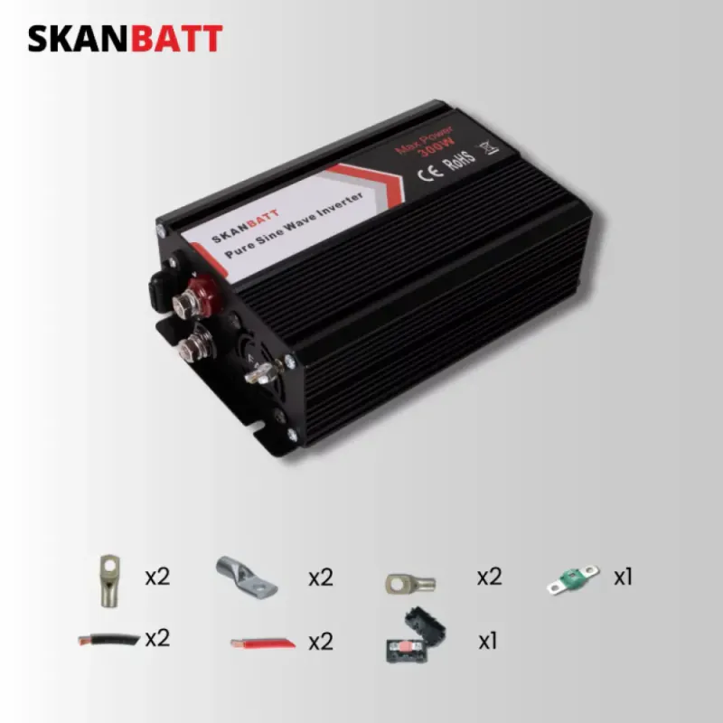 SKANBATT Inverterpakke - 12V / 300W