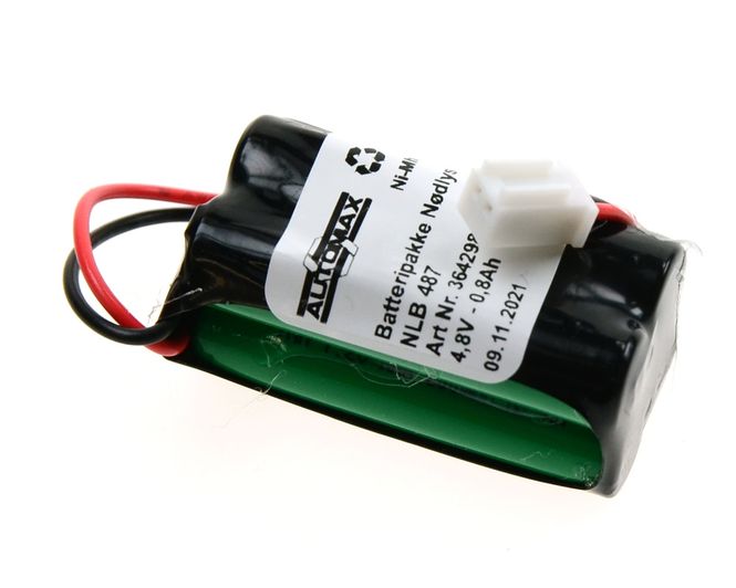 Hovedbilde NLB 487 4,8V0,75Ah-2R-Plugg 24