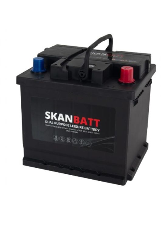 SKANBATT Dual Purpose 12V 45AH 500CA (207x175x190mm) +R