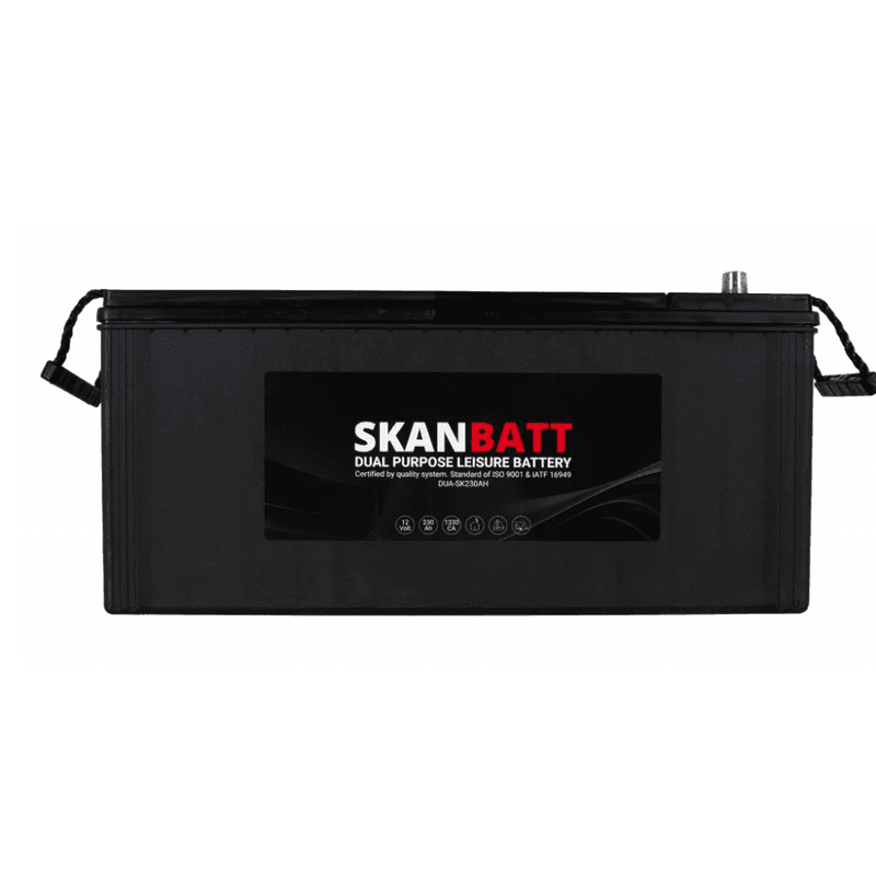 SKANBATT Dual Purpose 12V 230AH 1330CA (513x276x239mm) +L