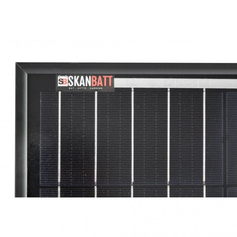 SKANBATT Solcellepanel 110W - All Black - Mono - PERC