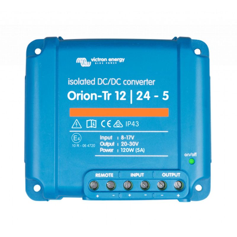 VICTRON Orion TR Omformer DC-DC 12>24V 5A Galvanisk isolert