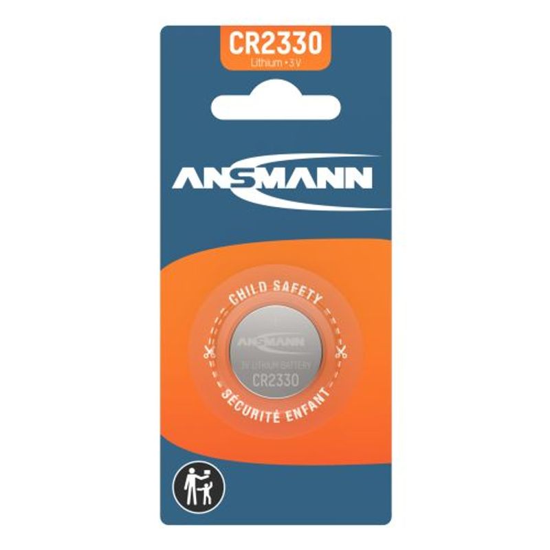 Litium-knappcelle CR2330 1 stk blisterpakning