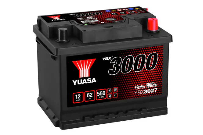 Hovedbilde YUASA YBX3027 (12V 62Ah)