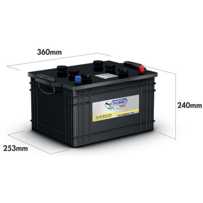 Hovedbilde Vipiemme Promotive Black Batteri 12V 135AH 680CCA J8