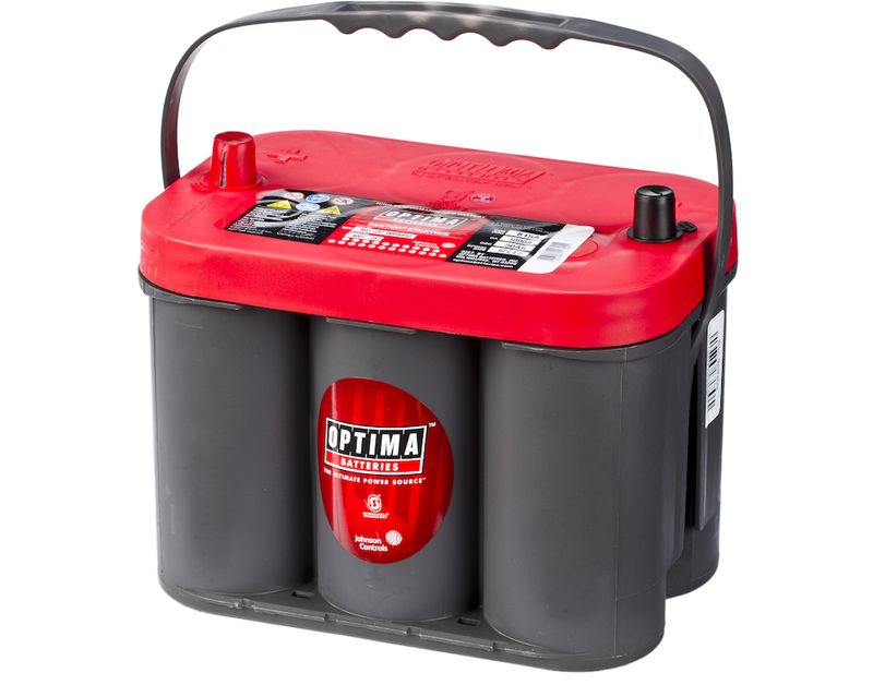 Red Top 12V 50AH 815CCA (254x174x195mm) +midtstilt 80