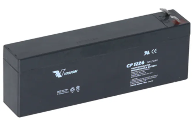 Hovedbilde VISION CP1226 / LEADER CT2,6 AGM Batteri 12V 2,6AH