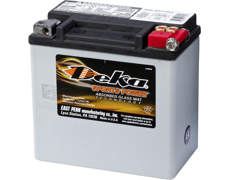 DEKA MC Batteri 12V 12AH 220CCA (150x88x145mm) +høyre