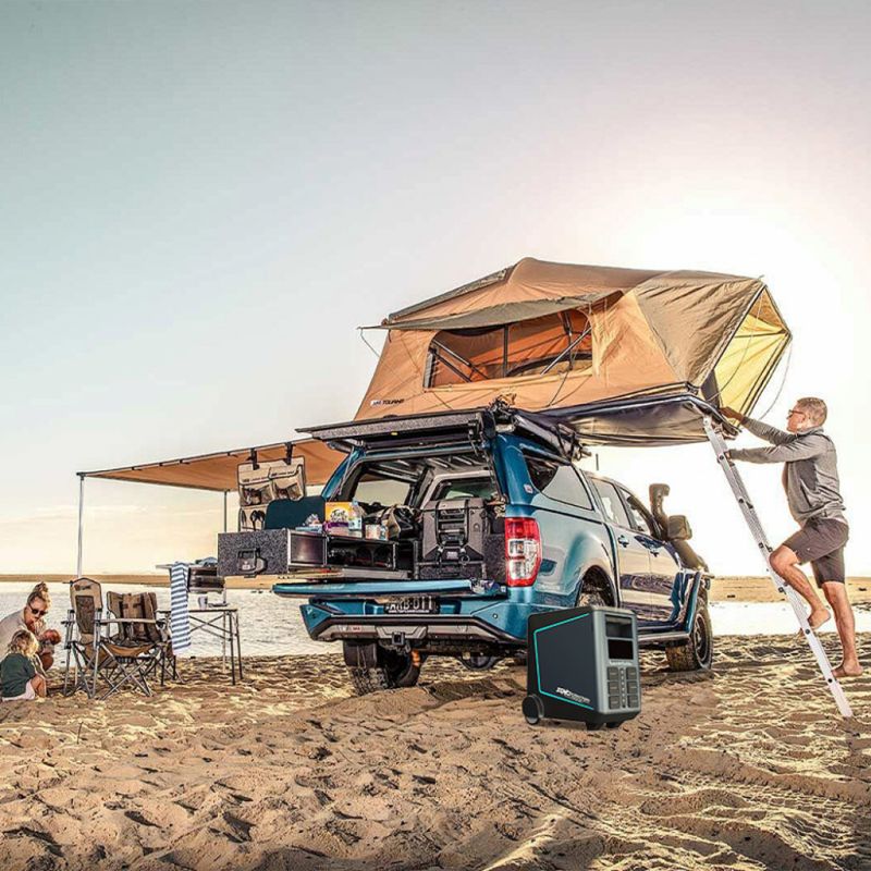 SENCI Lithium LPS 5376Wh Power Station med 5500W (11000W) sinus inverter