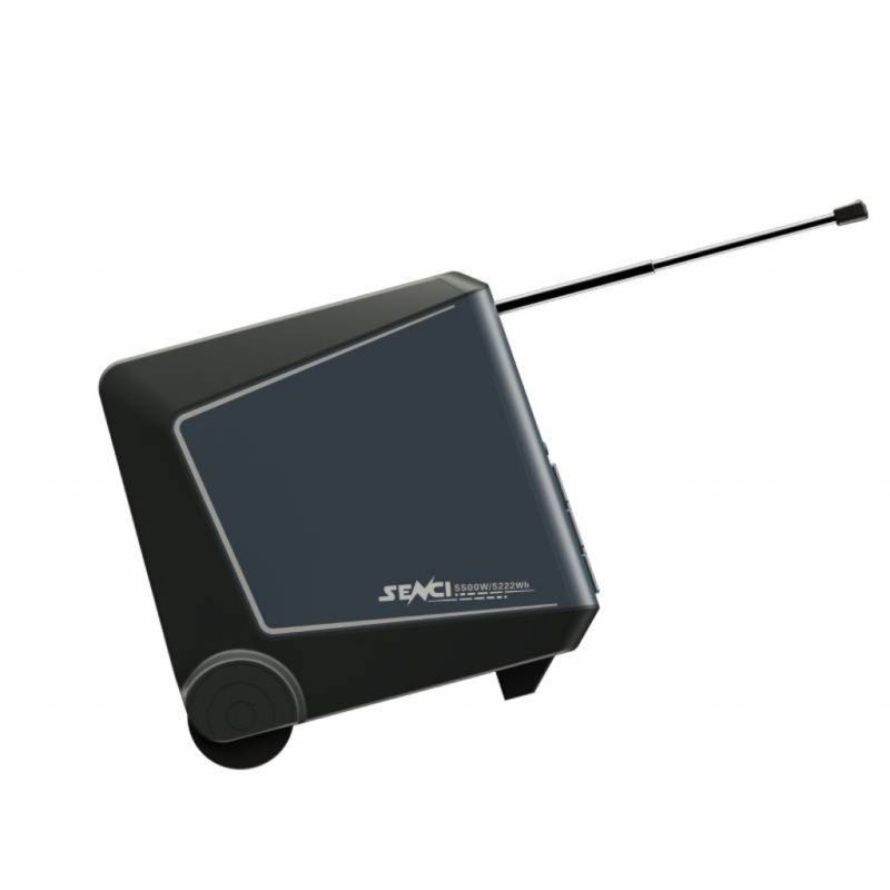 SENCI Lithium LPS 5376Wh Power Station med 5500W (11000W) sinus inverter