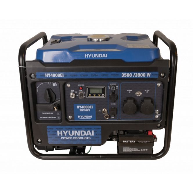 Hovedbilde HYUNDAI HY4000Ei Inverter Aggregat 3900W - Fjernkontroll og ATS