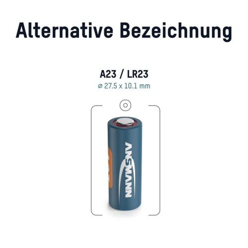 Alkalisk batteri A23 / LR23 1pk blister