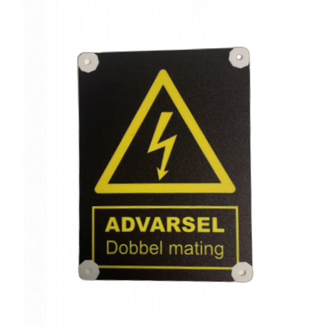 Hovedbilde Skilt - Dobbelt mating, nettstasjon