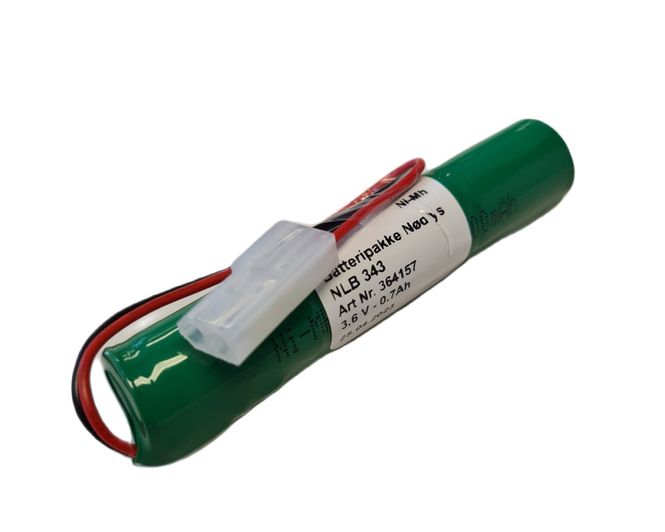 Hovedbilde NLB 343 3,6V 0,6Ah-S-Plugg 20