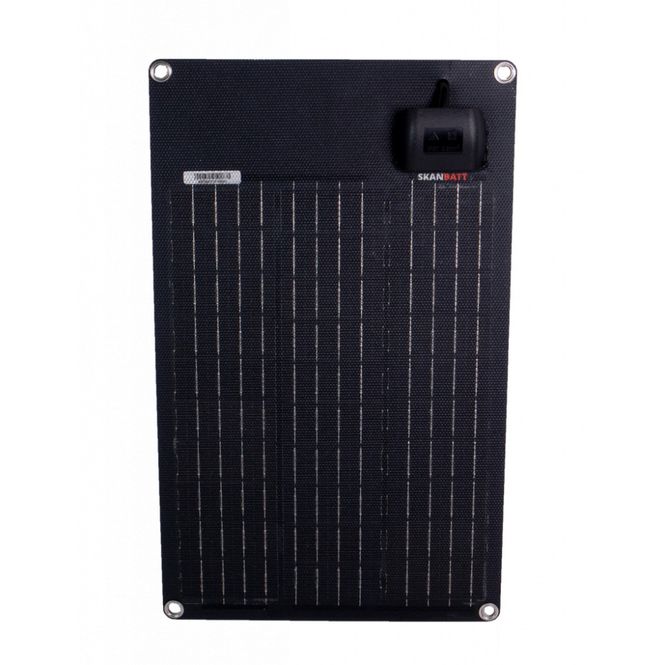 Hovedbilde SKANBATT Fleksibelt Solcellepanel 18W - ETFE - 465x285x3mm