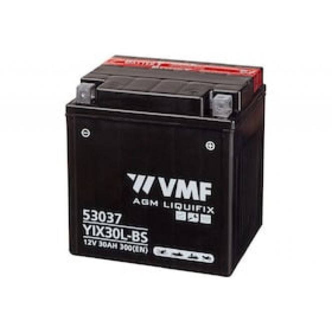 Hovedbilde VMF MC Batteri 12V 30AH 370CCA (166x126x175mm) +høyre YIX30L-BS