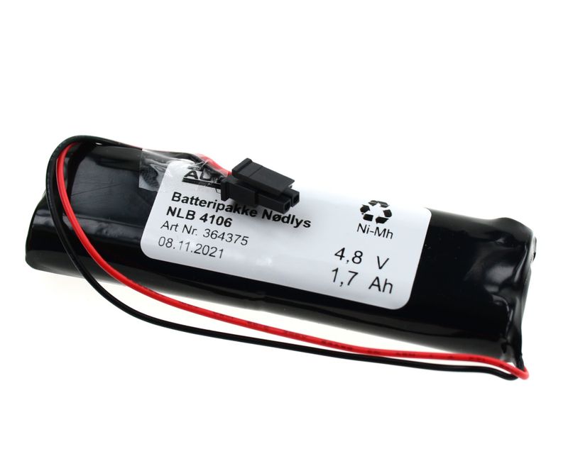 NLB 4106 4,8V-1,7Ah MS2x2