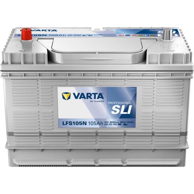 VARTA LFS 105N Professional Dual Batteri 12V 105AH 800CCA
