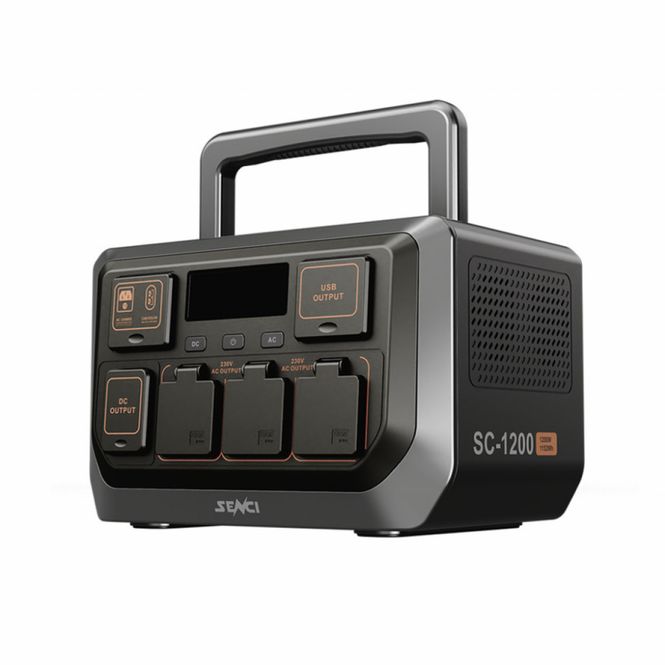 Hovedbilde SENCI Lithium LPS 1152Wh Power Station med 1200W (2400W) sinus inverter