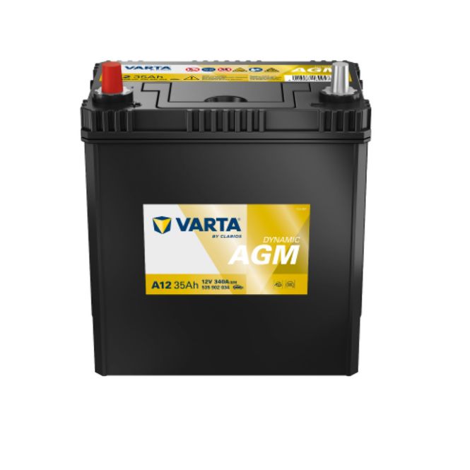 Hovedbilde VARTA Silver Dynamic AGM Batteri 12V 35AH 340CCA + venstre A12