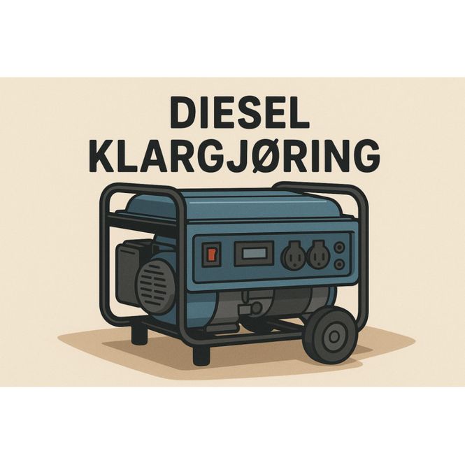 Hovedbilde Klargjøring av luftkjølt dieselaggregat  