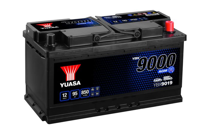 Hovedbilde YUASA YBX9019 AGM (12V 95Ah 850A)